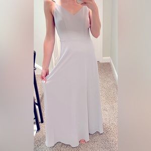 Lulu’s Gray Bridesmaids Dress